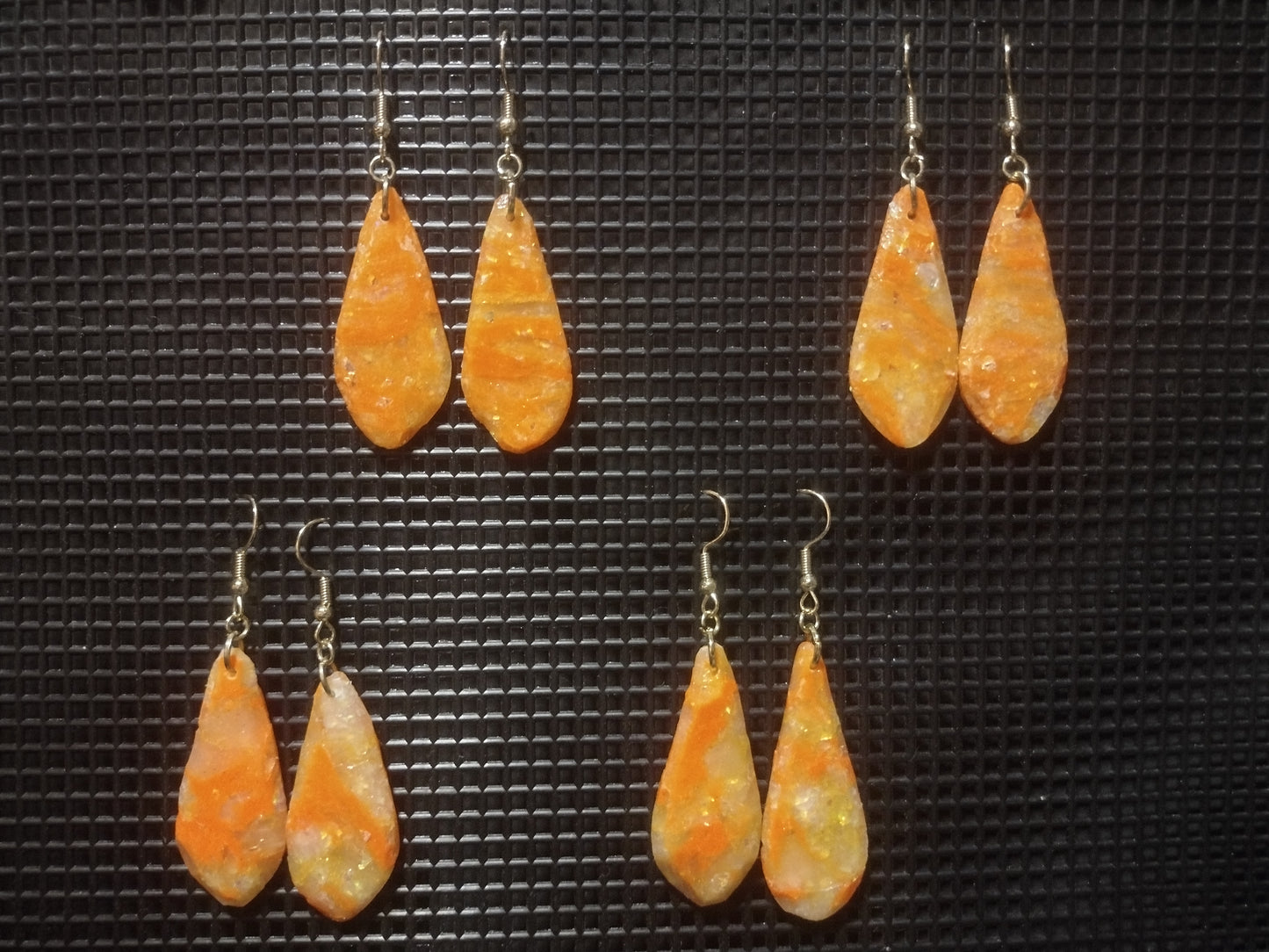 Sunshine Orange Earrings