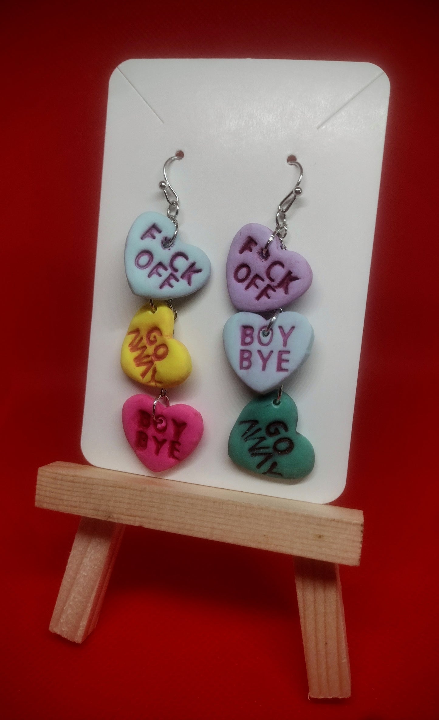 Un-Sweet Heart Candy Earrings