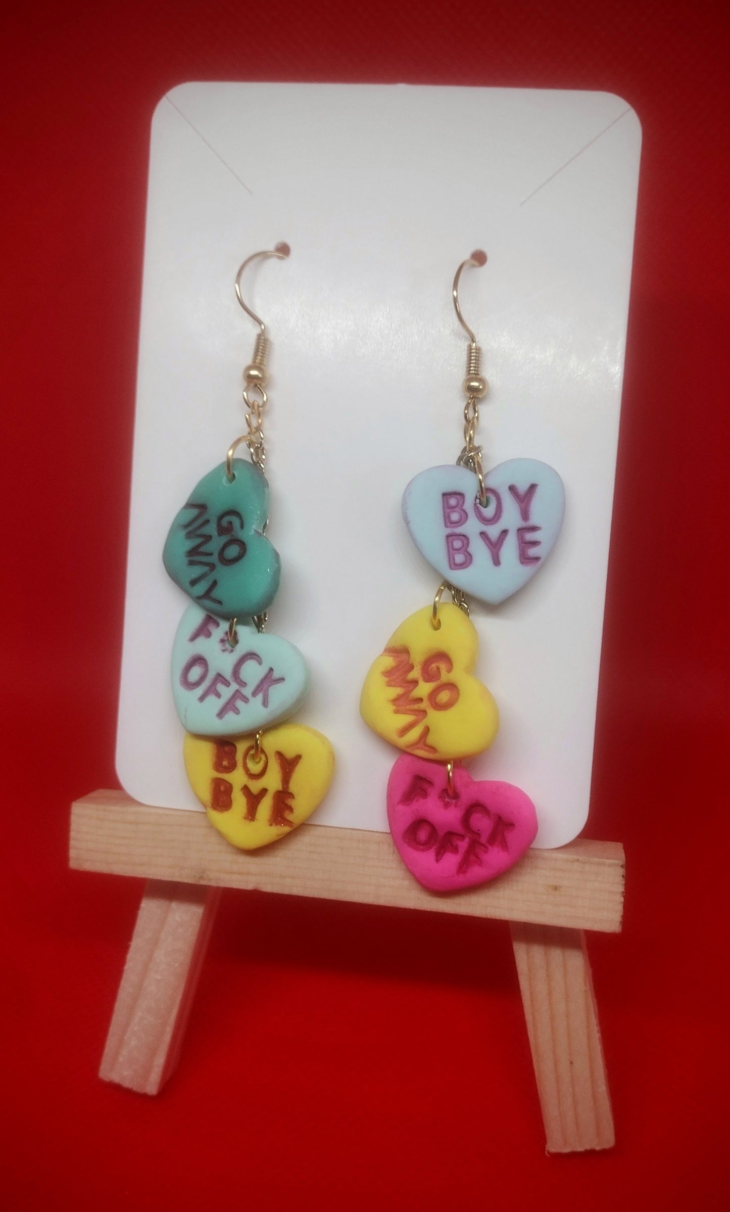 Un-Sweet Heart Candy Earrings