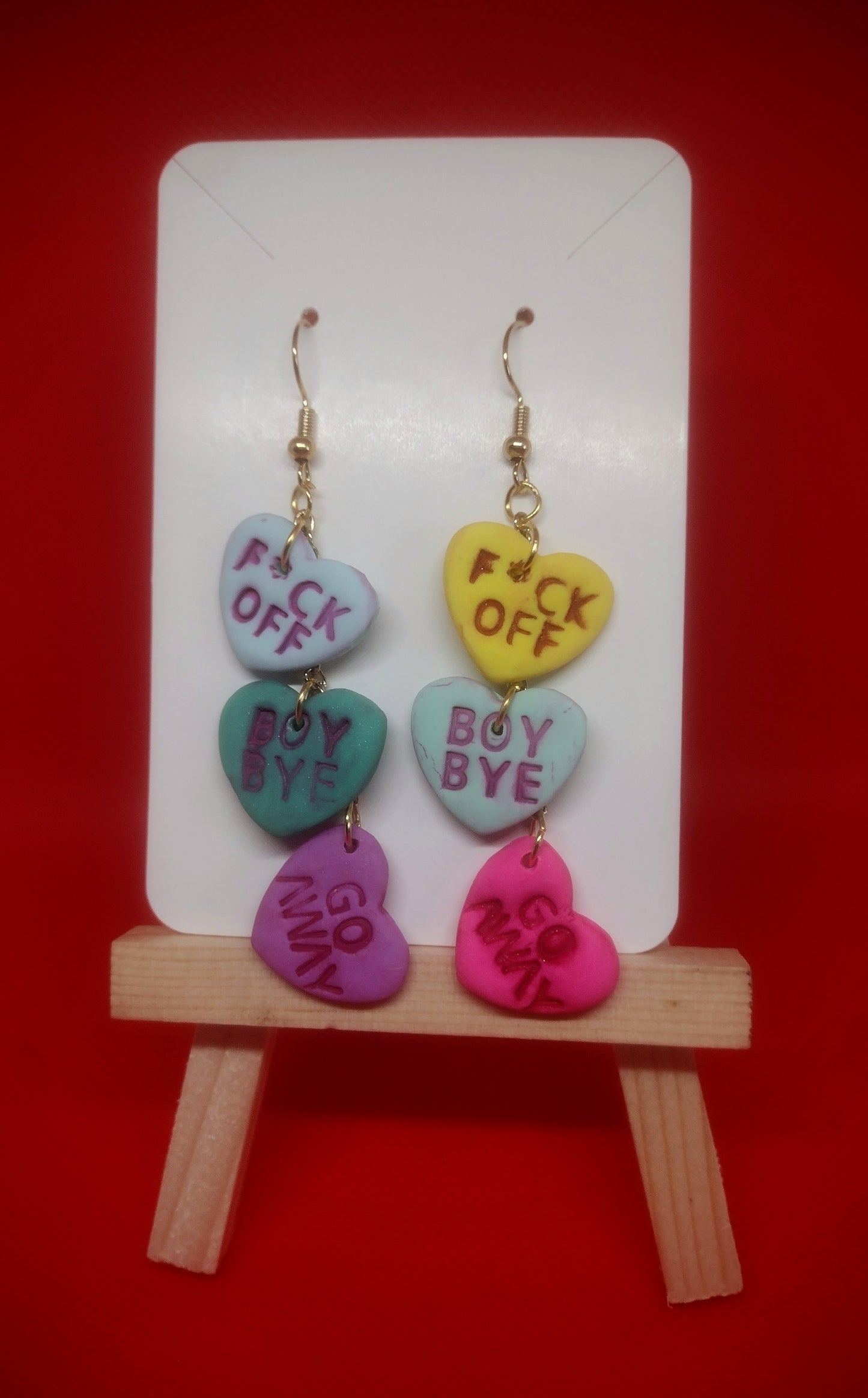 Un-Sweet Heart Candy Earrings